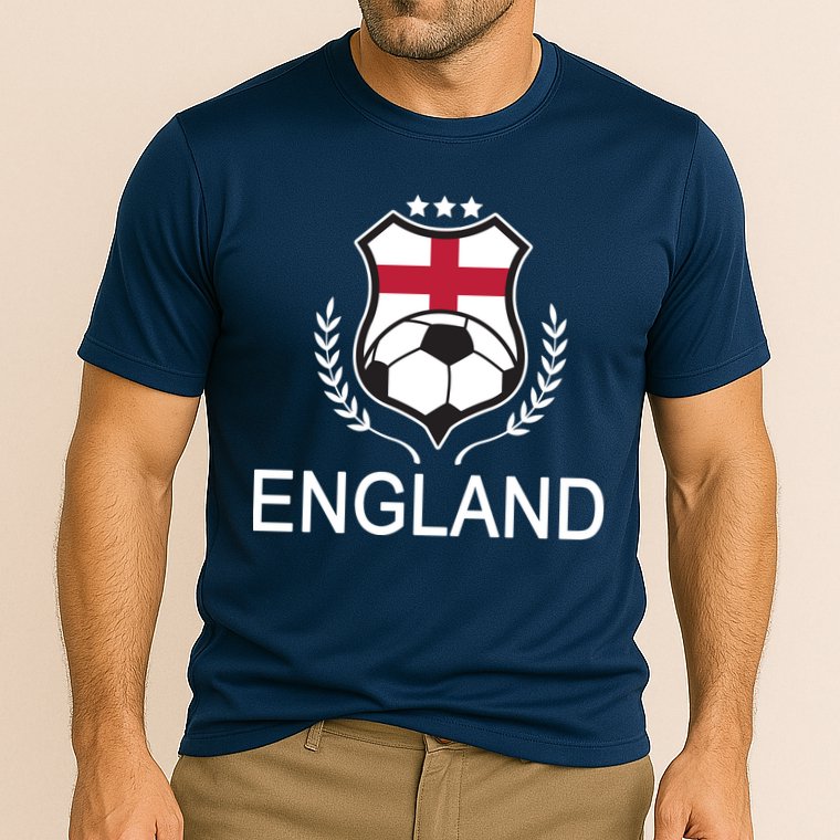 England Soccer English Flag Cooling Performance Crew T-Shirt