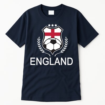England Soccer English Flag Tall T-Shirt