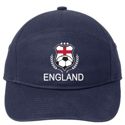 England Soccer English Flag 7-Panel Snapback Hat