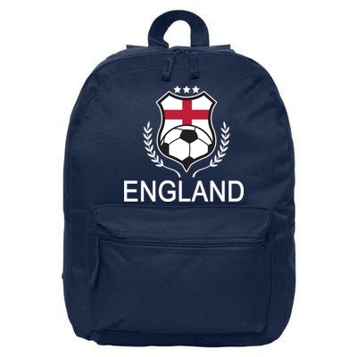 England Soccer English Flag 16 in Basic Backpack