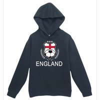 England Soccer English Flag Urban Pullover Hoodie