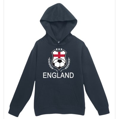 England Soccer English Flag Urban Pullover Hoodie