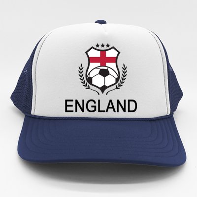 England Soccer English Flag Trucker Hat