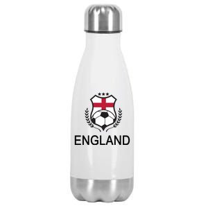 England Soccer English Flag Stainless Steel Insulated Water Bottle