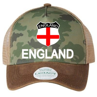 England Soccer Fan English Crest Flag Legacy Tie Dye Trucker Hat