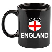 England Soccer Fan English Crest Flag 11oz C Handle Ceramic Mug
