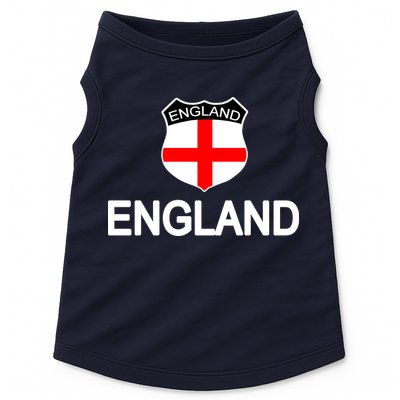 England Soccer Fan English Crest Flag Doggie Tank