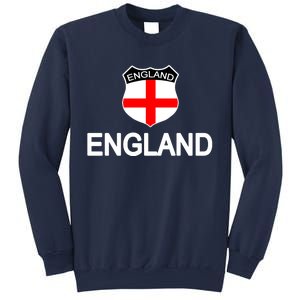 England Soccer Fan English Crest Flag Sweatshirt