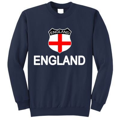 England Soccer Fan English Crest Flag Sweatshirt