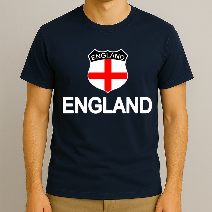 England Soccer Fan English Crest Flag T-Shirt