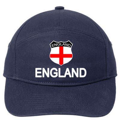 England Soccer Fan English Crest Flag 7-Panel Snapback Hat
