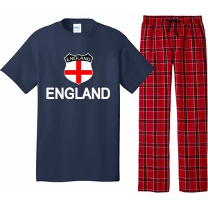 England Soccer Fan English Crest Flag Pajama Set