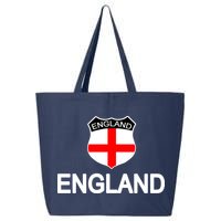 England Soccer Fan English Crest Flag 25L Jumbo Tote