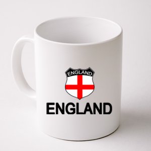 England Soccer Fan English Crest Flag Coffee Mug