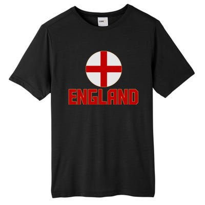 England Soccer Football Red and White Cross Flag logo Tall Fusion ChromaSoft Performance T-Shirt