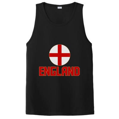 England Soccer Football Red and White Cross Flag logo PosiCharge Competitor Tank