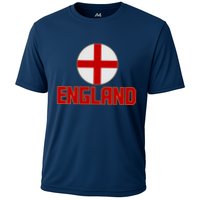 England Soccer Football Red and White Cross Flag logo Performance Shirt