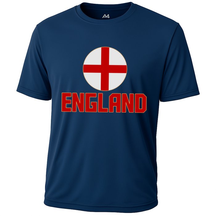 England Soccer Football Red and White Cross Flag logo Performance Shirt