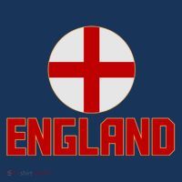 England Soccer Football Red and White Cross Flag logo 7-Panel Snapback Hat