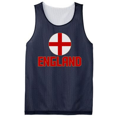 England Soccer Football Red and White Cross Flag logo Mesh Reversible Basketball Jersey Tank