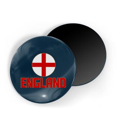 England Soccer Football Red and White Cross Flag logo Magnet