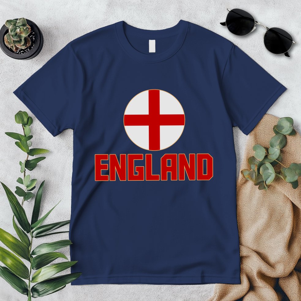 England Soccer Football Red and White Cross Flag logo Premium T-Shirt