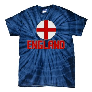 England Soccer Football Red and White Cross Flag logo Tie-Dye T-Shirt