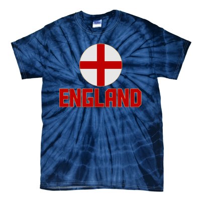 England Soccer Football Red and White Cross Flag logo Tie-Dye T-Shirt