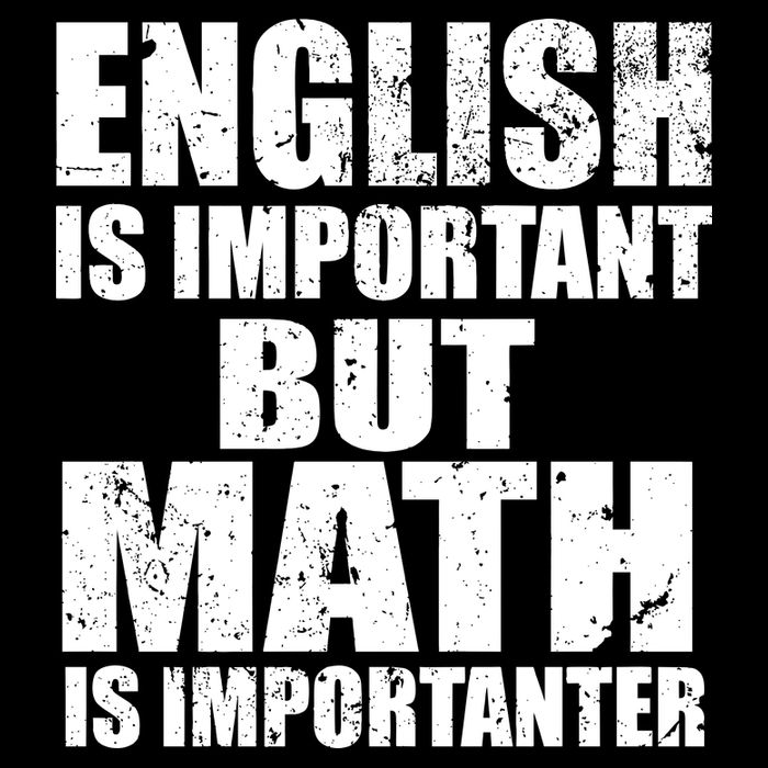 English Is Important But Math Is Importanter Backpack