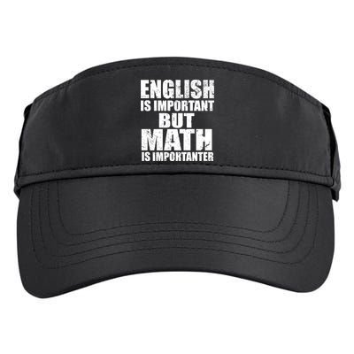 English Is Important But Math Is Importanter Adult Drive Performance Visor