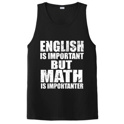 English Is Important But Math Is Importanter PosiCharge Competitor Tank