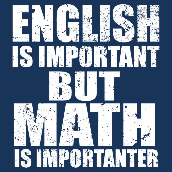 English Is Important But Math Is Importanter Cool Comfort Performance Bucket Hat