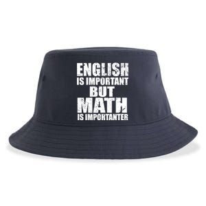 English Is Important But Math Is Importanter Sustainable Bucket Hat