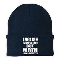 English Is Important But Math Is Importanter Knit Cap Winter Beanie