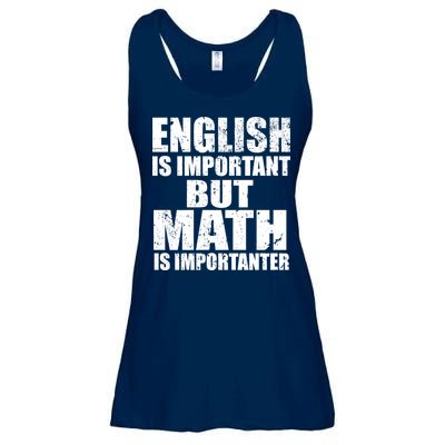 English Is Important But Math Is Importanter Ladies Essential Flowy Tank