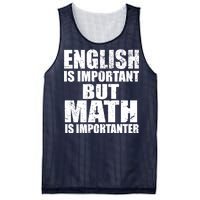 English Is Important But Math Is Importanter Mesh Reversible Basketball Jersey Tank