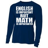 English Is Important But Math Is Importanter Cooling Performance Long Sleeve Crew