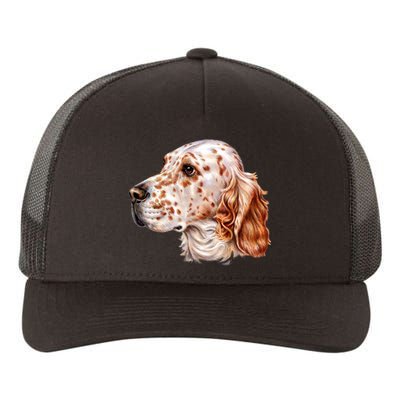 English Setter Dog Yupoong Adult 5-Panel Trucker Hat