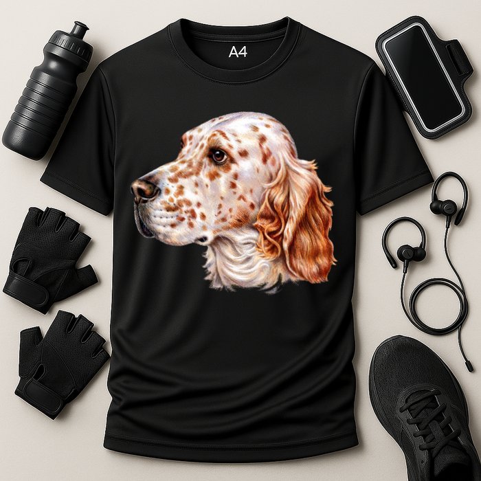 English Setter Dog Cooling Performance Crew T-Shirt