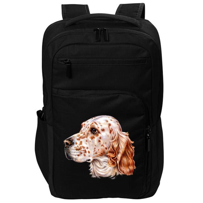 English Setter Dog Impact Tech Backpack