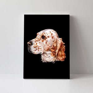 English Setter Dog Canvas