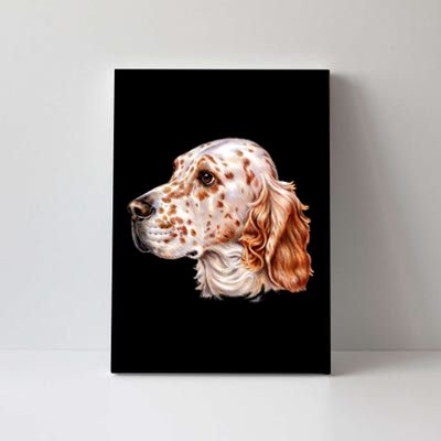 English Setter Dog Canvas