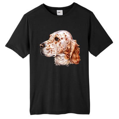 English Setter Dog Tall Fusion ChromaSoft Performance T-Shirt