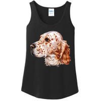 English Setter Dog Ladies Essential Tank