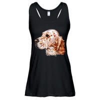 English Setter Dog Ladies Essential Flowy Tank