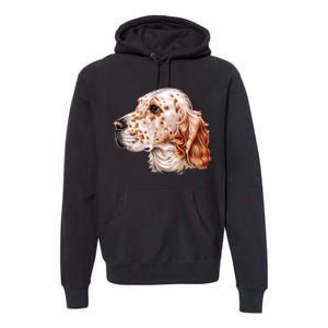 English Setter Dog Premium Hoodie