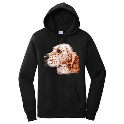 English Setter Dog Women's Pullover Hoodie