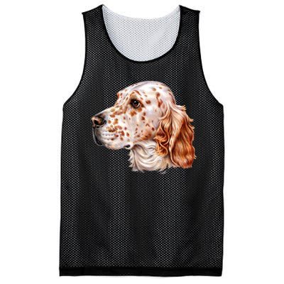 English Setter Dog Mesh Reversible Basketball Jersey Tank