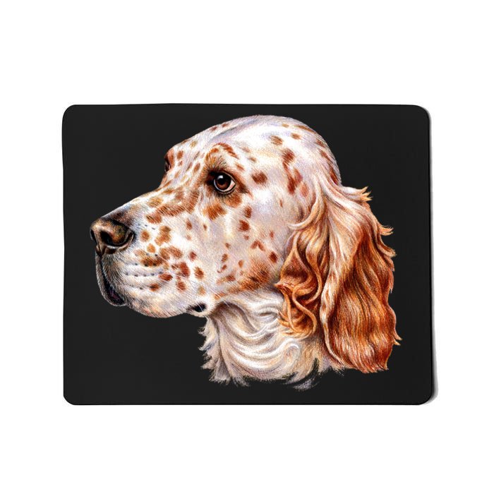 English Setter Dog Mousepad