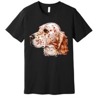 English Setter Dog Premium T-Shirt